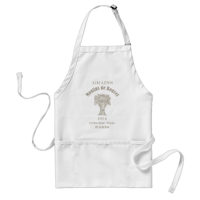 French Grain Sack Apron (Front)