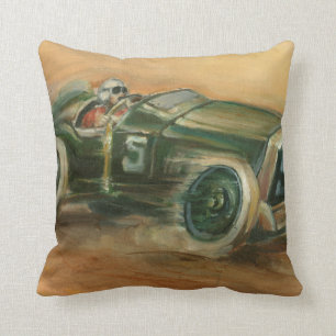 French Grand Prix Racecar by Ethan Harper Cushion