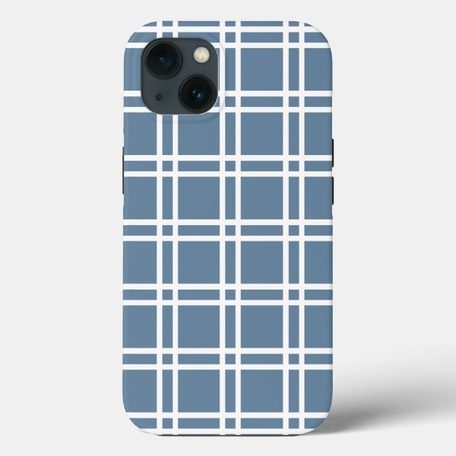 French Grey Elegant Lattice at Emporiomoffa Case-Mate iPhone Case (Back)