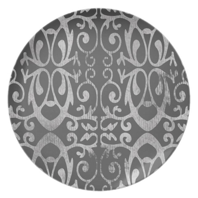 French Grey Plate (Front)