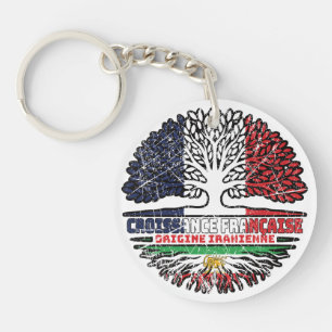 French Grown, Iranian Roots – Lion and Sun Key Ring