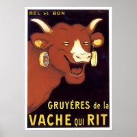 French Gruyere Cheese Advertisement