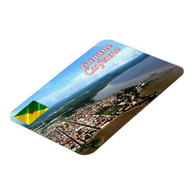 French Guiana - Cayenne - Magnet (Left Side)