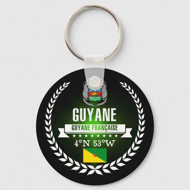 French Guiana Key Ring (Front)