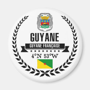 French Guiana Magnet