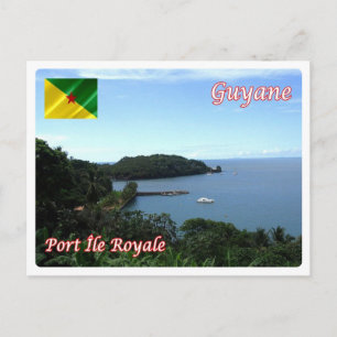 French Guiana - Port Île Royale - Postcard
