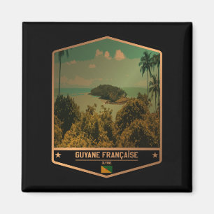 French Guyana Magnet