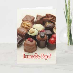 French Happy Father's day Card