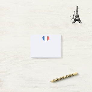 French Heart Post-it Notes