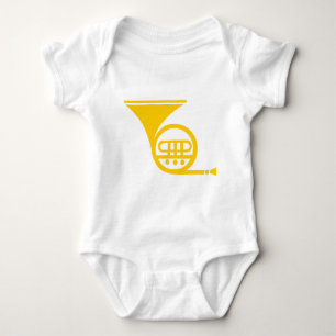 French Horn - Amber Baby Bodysuit