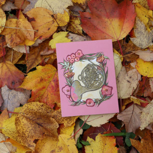 French Horn Band Camp Art Horns Band teacher       Postcard