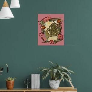 French Horn Band Camp Art Horns Band teacher Poster