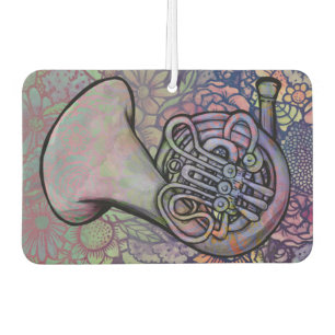 French Horn Band Class Music teacher Car Air Freshener