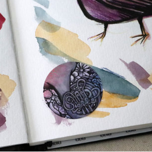 French Horn Band Class Music teacher Classic Round Sticker