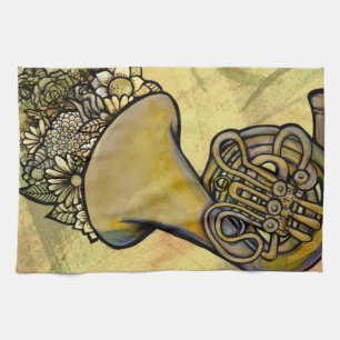 French Horn Band Class Music teacher               Tea Towel