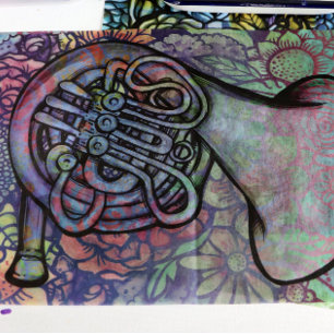 French Horn Band Class Music teacher               Tissue Paper