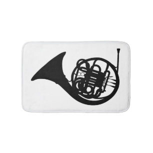 French Horn Bath Mat