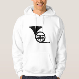 French Horn - Black Hoodie