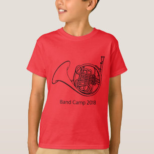 French Horn brass band music camp T-Shirt