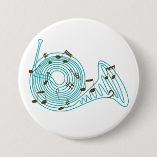 French Horn Button