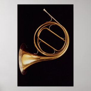 French Horn, by Marcel Auguste Raoux Poster