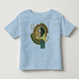 French Horn Deco Toddler T-Shirt