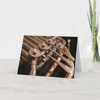 French Horn Greeting Card
