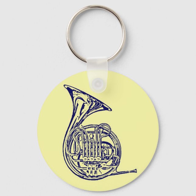 French Horn Key Ring (Front)