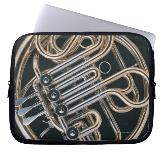 French Horn Laptop Sleeve (Front)
