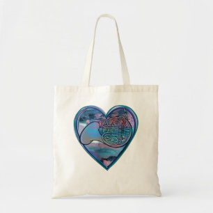 French Horn Love designs for band class1 Tote Bag