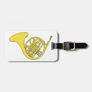 French Horn Luggage Tag