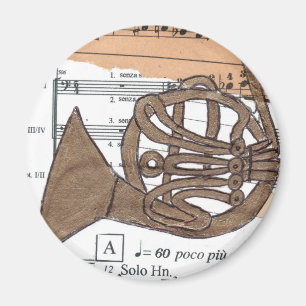 (French) Horn magnet
