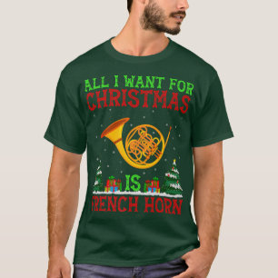 French Horn Music Lover Lighting Ugly French Horn  T-Shirt