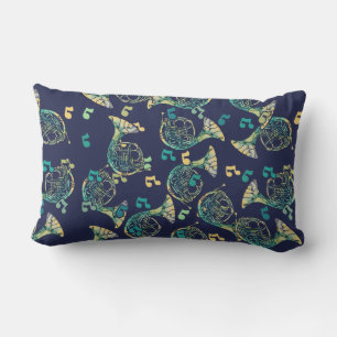 French Horn Music Teacher Musicians Lumbar Cushion