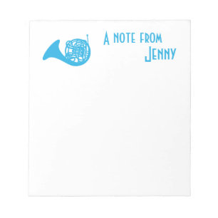 French Horn Notepad