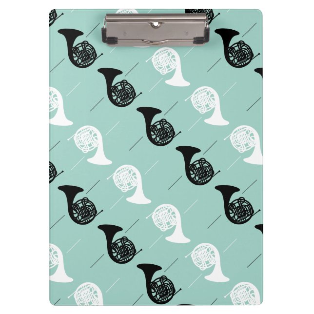 French Horn Pattern Clipboard (Front)