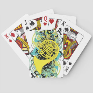 French Horn Playing Cards