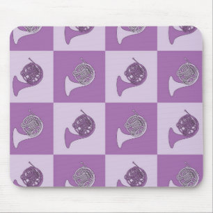 French Horn Pop Art Mouse Pad