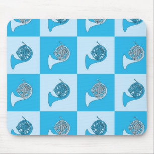 French Horn Pop Art Mouse Pad