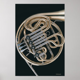 French Horn Poster