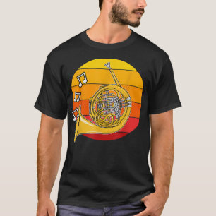 French Horn Summer Festival Hornist Brass Musician T-Shirt