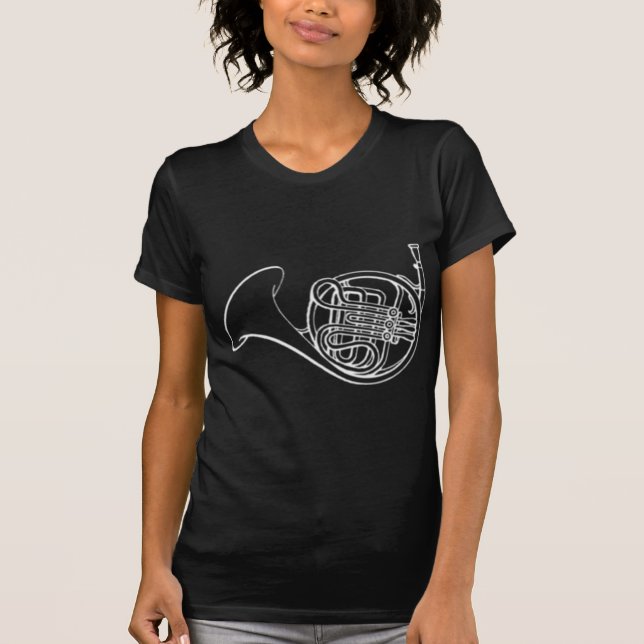french_horn_white.png T-Shirt (Front)