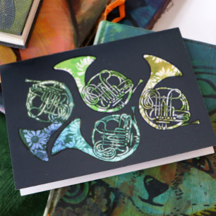 French Horns Daisy Band Class Teacher              Card