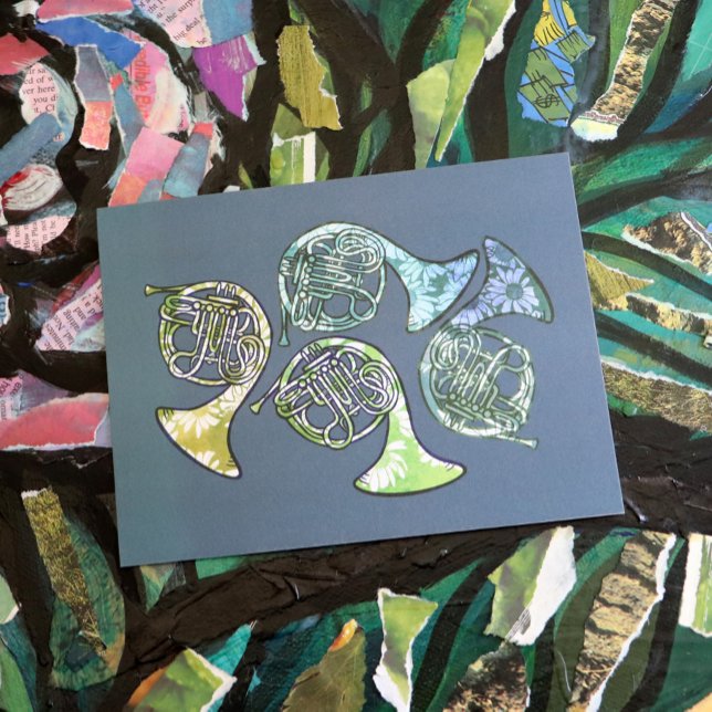 French Horns Daisy Band Class Teacher              Postcard (Creator Uploaded)