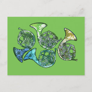 French Horns Daisy Band Class Teacher              Postcard