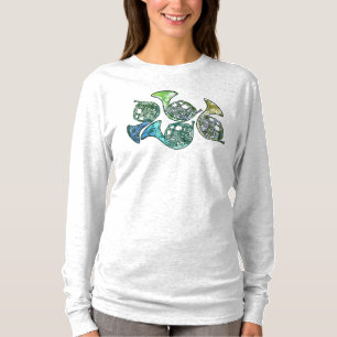 French Horns Daisy Band Class Teacher T-Shirt