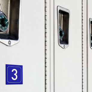 French House Number Magnet