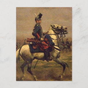 French Hussar Postcard