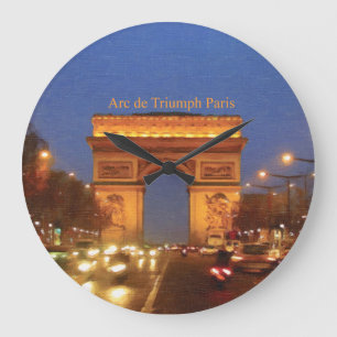 French image for Acrylic Wall Clock