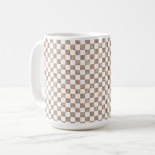 French Imperial-Inspired Checkerboard Mug